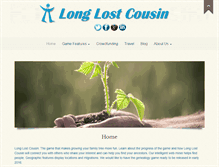 Tablet Screenshot of longlostcousin.com